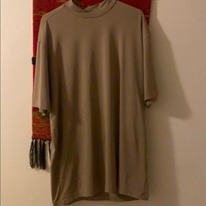 Nike tan golf shirt / Dri Fit - size XL-TG